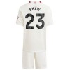 Maillot de Supporter Manchester United Shaw 23 Troisième 2023-24 Pour Enfant